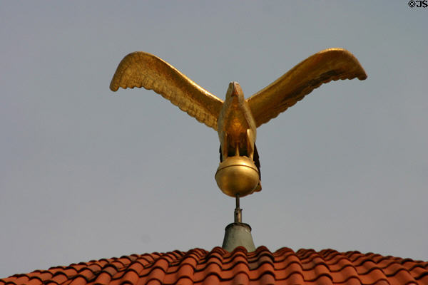 Eagle atop P.T. Barnum building. Bridgeport, CT.