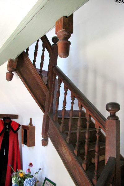 Staircase at Hyland House. Guilford, CT.