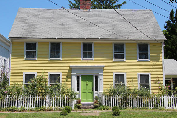 Stephen Spencer House (1754) (43 Park St.). Guilford, CT. Style: Colonial.