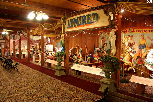 New England Carousel Museum gallery. Bristol, CT.