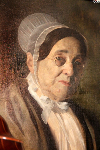 Portrait of Theodate Stackpole Pope (1885) by John Kavanaugh at Hill-Stead Museum. Farmington, CT.