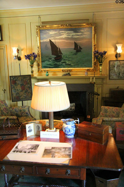 Claude Monet painting over morning room furnishings at Hill-Stead Museum. Farmington, CT.