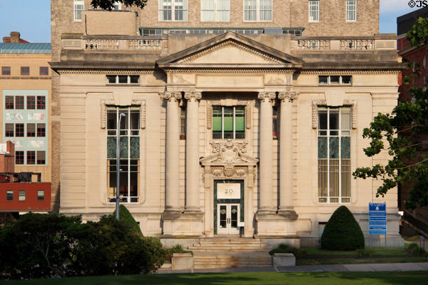 Neoclassical State of Connecticut offices (20 Trinity St.). Hartford, CT.