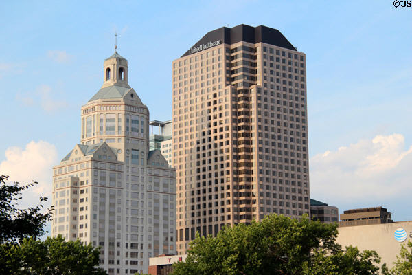 Goodwin Square (1989) (30 floors) (#1 Ann St.) & City Place (1984) (38 floors) (#1 Asylum St.). Hartford, CT.