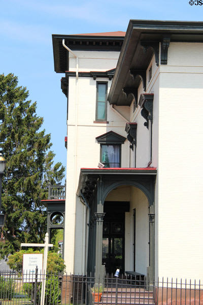 Tower (1883) of Isham-Terry House Museum. Hartford, CT.