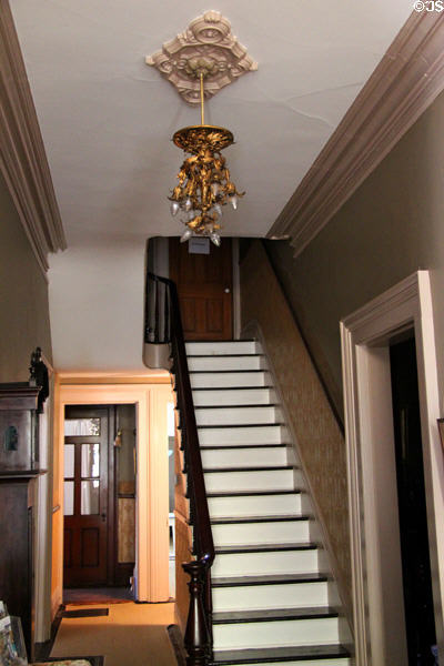 Entrance hall of Isham-Terry House Museum. Hartford, CT.