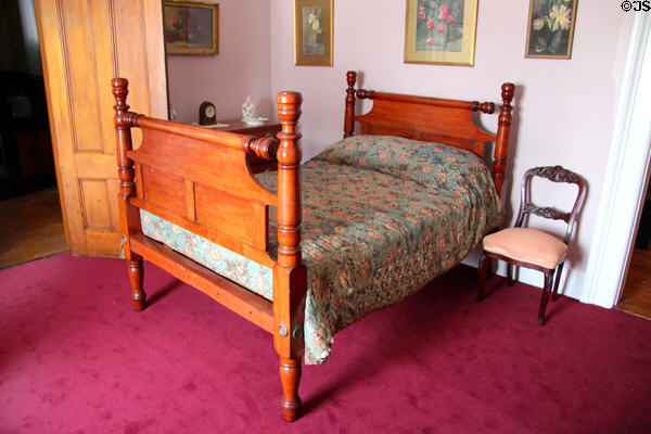 Julia Isham bedroom at Isham-Terry House Museum. Hartford, CT.