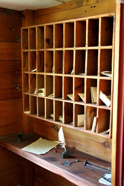 Windsor's first post office which once operated from Strong House. Windsor, CT.