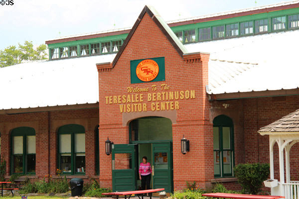 Connecticut Trolley Museum building. East Windsor, CT.