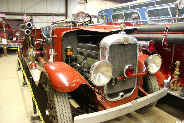 American LaFrance pumper (1928) at Connecticut Fire Museum. East Windsor, CT.