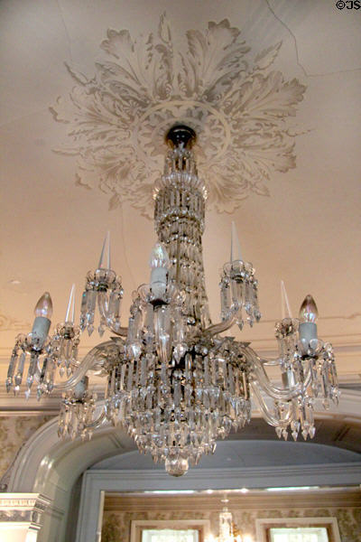 Chandelier at Hurlbut-Dunham House. Wethersfield, CT.