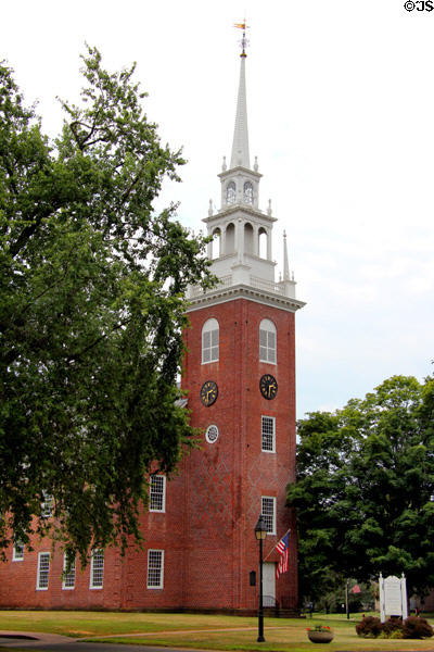 Wethersfield First Church of Christ (1761-4) (250 Main St.). Wethersfield, CT.
