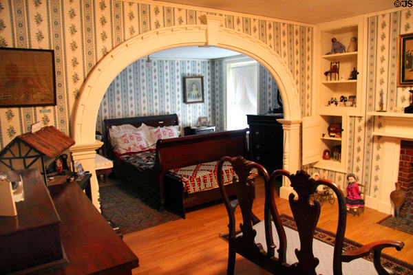 Bedroom at Deep River Museum. Deep River, CT.