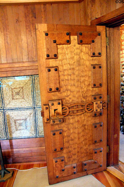 Bedroom door at Gillette Castle State Park. East Haddam, CT.