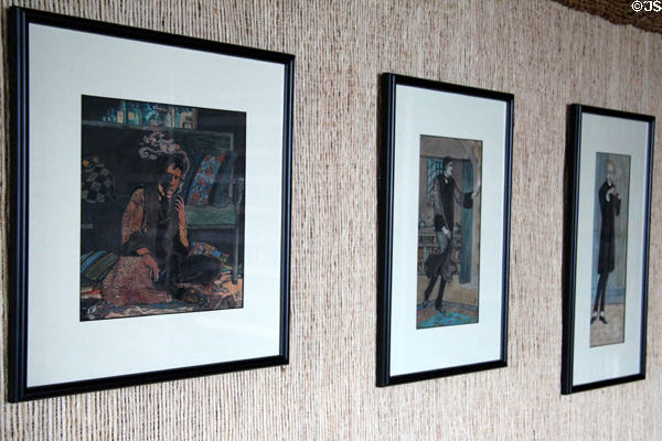 Gillette's art gallery at Gillette Castle State Park. East Haddam, CT.