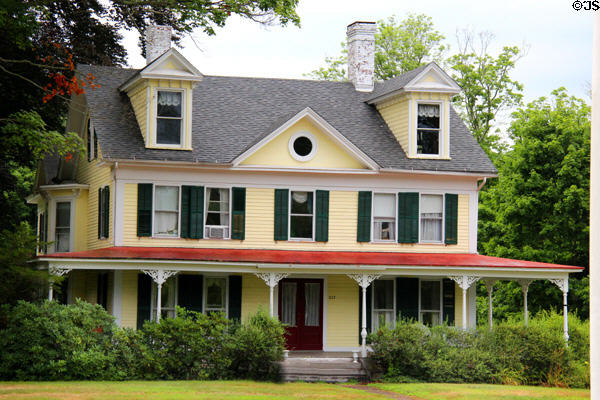Victorian house with veranda. Haddam, CT.