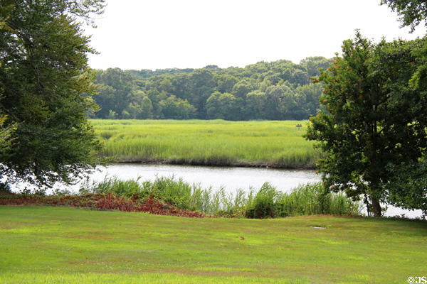 Lyme River at Florence Griswold Museum. Old Lyme, CT.