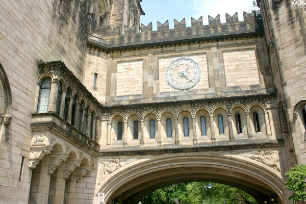 Venetian-style bridge of Yale University Art Gallery. New Haven, CT.