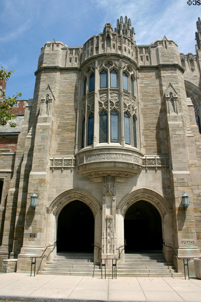 Portal of Sterling Law Building. New Haven, CT.
