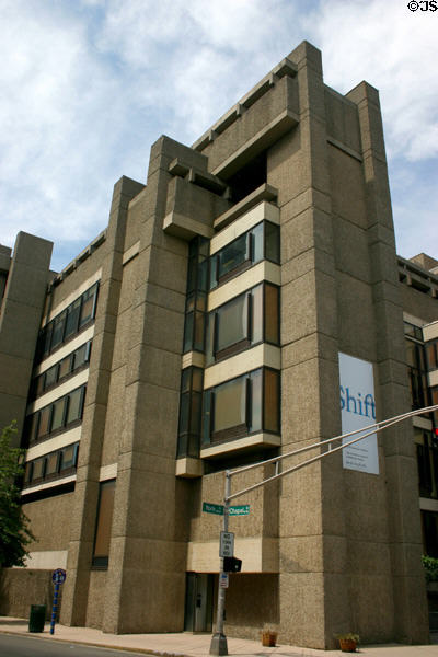 Art & Architecture Building (1963) (180 York St.) (9 floors). New Haven, CT. Architect: Paul Rudolph.