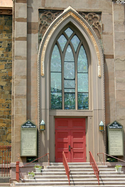 Portal of Trinity Church. New Haven, CT.