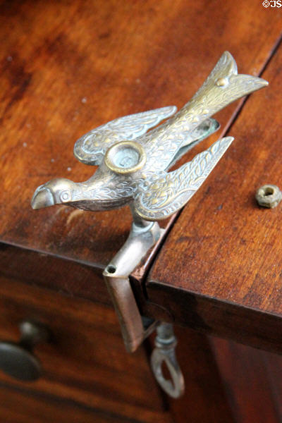 Sewing bird at Denison Homestead Museum. Stonington, CT.