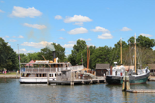 Mystic Seaport heritage ships. Mystic, CT.