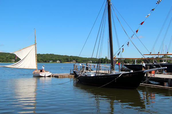REGINA M. (1900) (Carry Away Sloop) from Perry, ME at Mystic Seaport. Mystic, CT.