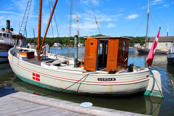 Gerda III (1928) from Denmark at Mystic Seaport. Mystic, CT.