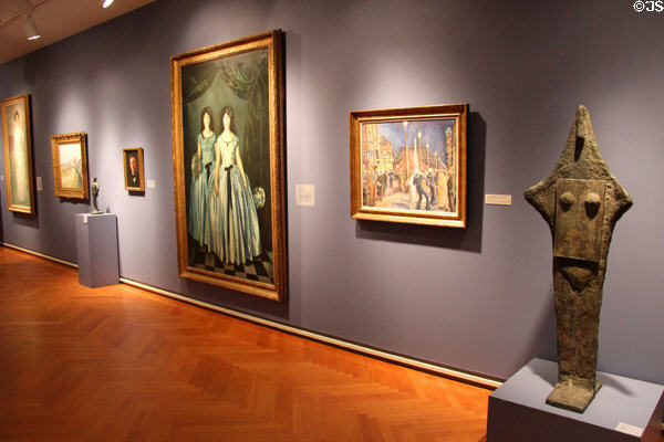 Gallery at Lyman Allyn Art Museum. New London, CT.