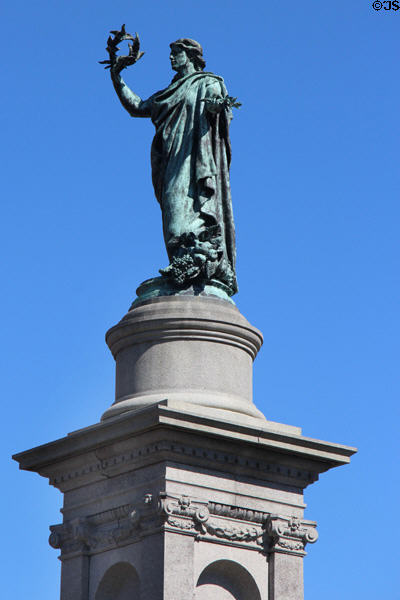 Victory atop Waterbury Soldiers Monument. Waterbury, CT.