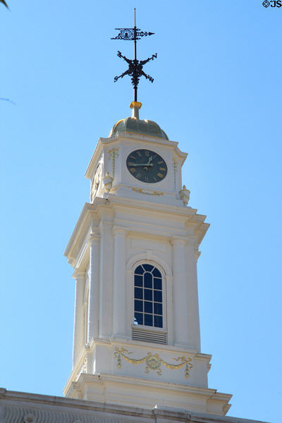 Tower atop Waterbury City Hall. Waterbury, CT.
