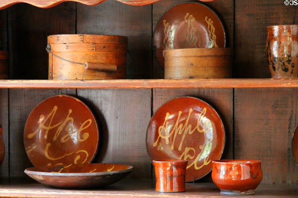 Redware at Judson House. Stratford, CT.