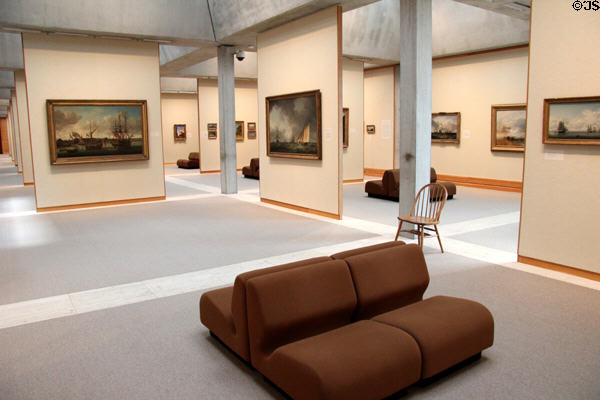 Gallery view at Yale Center for British Art. New Haven, CT.