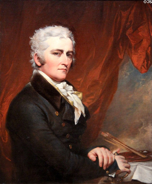 Self-portrait (c1802) by John Trumbull at Yale University Art Gallery. New Haven, CT.