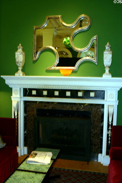 Hotel Monaco lobby in restored General Post Office. Washington, DC. Style: Classical revival. On National Register.