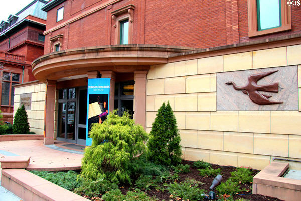 Entrance to The Phillips Collection museum. Washington, DC.