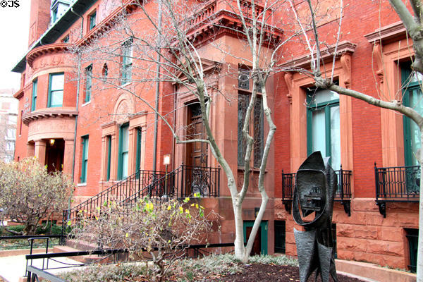 Original Phillips house (1897) was the initial home of The Phillips Collection (1600 21st St. NW). Washington, DC.