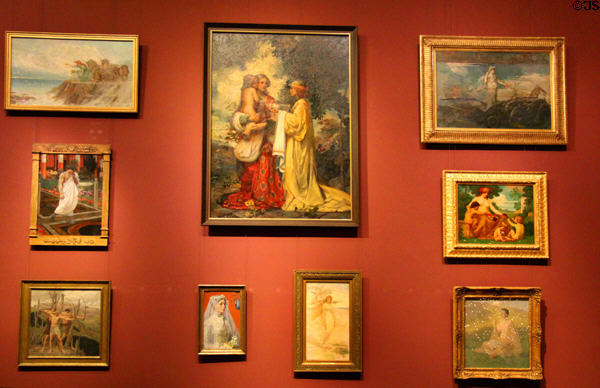 Early 20th C American artwork at Renwick Gallery. Washington, DC.