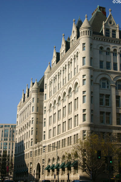 Old Post Office & Clock Tower (1908) (Pennsylvania Ave. at 12th St. NW). Washington, DC. Style: Romanesque. Architect: Edbrooke, W.J.. On National Register.