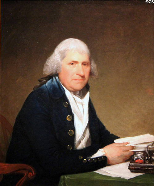 Richard Yates portrait (1793-4) by Gilbert Stuart at National Gallery of Art. Washington, DC.