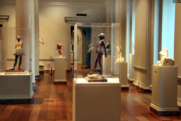 Statues of Dancers by Edgar Degas at National Gallery of Art. Washington, DC.