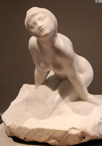 Figure of a Woman - The Sphinx sculpture (1880s) by Auguste Rodin at National Gallery of Art. Washington, DC.