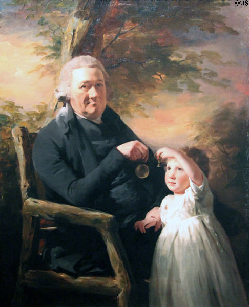 Portrait of John Tait & His Grandson (c1793) by Sir Henry Raeburn at National Gallery of Art. Washington, DC.