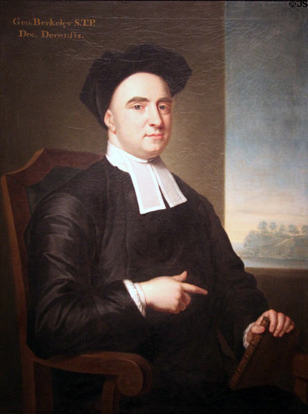 George Berkeley painting (c1727) by John Smibert at National Portrait Gallery. Washington, DC.