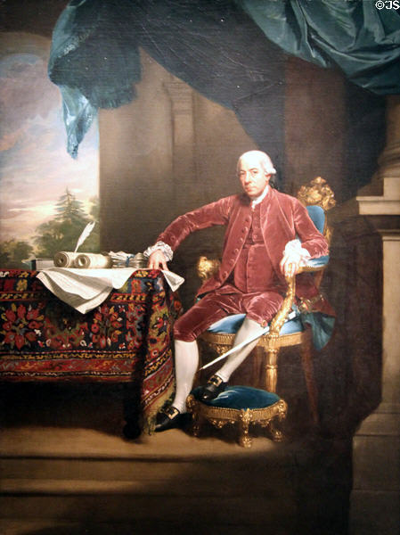 Henry Laurens, South Carolina merchant & Revolutionary leader painting (1782) by John Singleton Copley at National Portrait Gallery. Washington, DC.