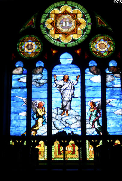 Grace Reformed Church stained glass windows. Washington, DC.