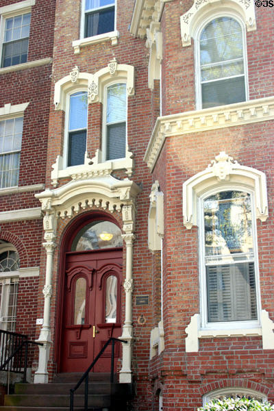 The Huntley doorway. Washington, DC.