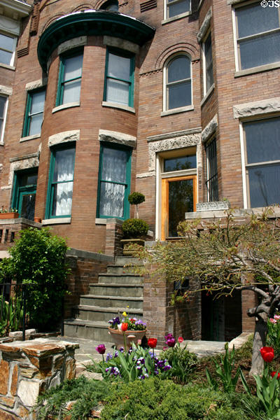 1753 T St. with terra cotta. Washington, DC.