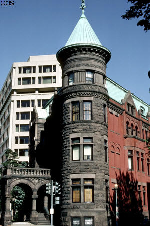 Heurich House Museum of Historical Society of Washington, DC (1892) (1307 New Hampshire Ave. NW). Washington, DC. Architect: John Granville Myers.